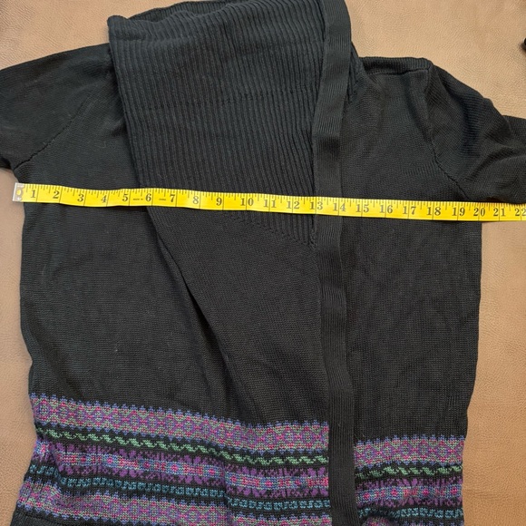 LAUREN Ralph Lauren Fair Isle Cotton-Blend Cardigan Size Medium. - Picture 6 of 10